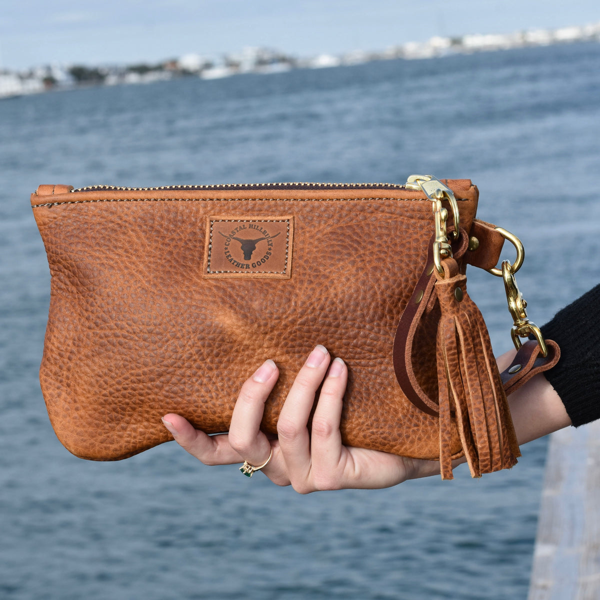 Cilili ブラウンレザー ハンドバッグ CF459DCE-4C79-491D-9664-