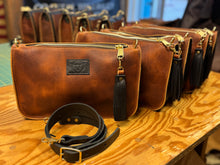 Two Toned Outer Stitch Crossbody
