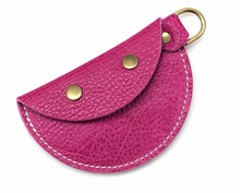 Flower Coin snap purse with D-Ring