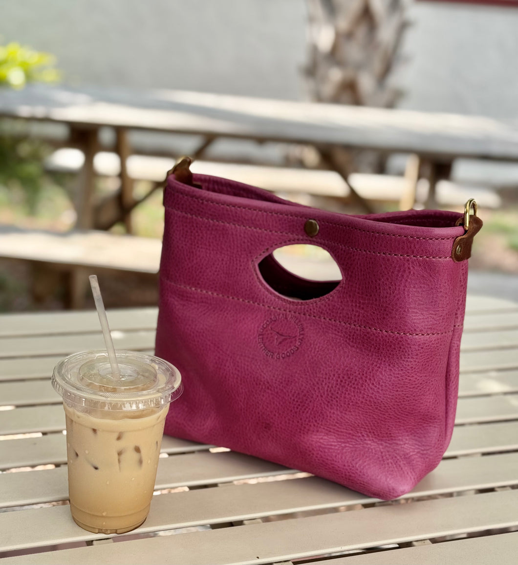 *Limited* High Noon Snatch Bag in September Pink and Deep into the Woods Green