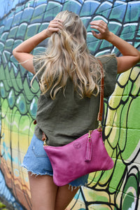 *Limited* September Pink Large Cross-body