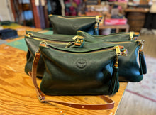 *Limited* "September Pink," and "Deep into the Woods Green,"  Large Cross-body