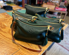 *Limited* "September Pink," and "Deep into the Woods Green,"  Large Cross-body