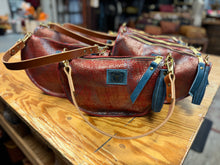 *Limited*  Side Scoop, Painted Red Suede