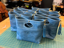 *Limited* High Noon Snatch Bag in Blue, September Pink and Deep into the Woods Green