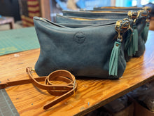 *Limited* "Blue, September Pink," and "Deep into the Woods Green,"  Large Cross-body