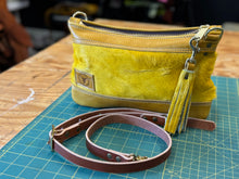 *Limited Edition* Lemon Cello crossbody with hair-on cowhide