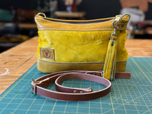 *Limited Edition* Lemon Cello crossbody with hair-on cowhide
