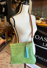 *Limited* "Pistachio/Jewelry Box Blue, Front Pocket Cross-body