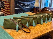 *Limited* Italian Vegetable Tanned Olive, Mini Inner-Stitch Crossbody