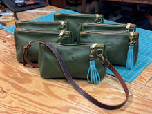 *Limited* Italian Vegetable Tanned Olive, Mini Inner-Stitch Crossbody