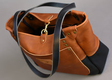 Canyon Tan-Black Bucket Tote